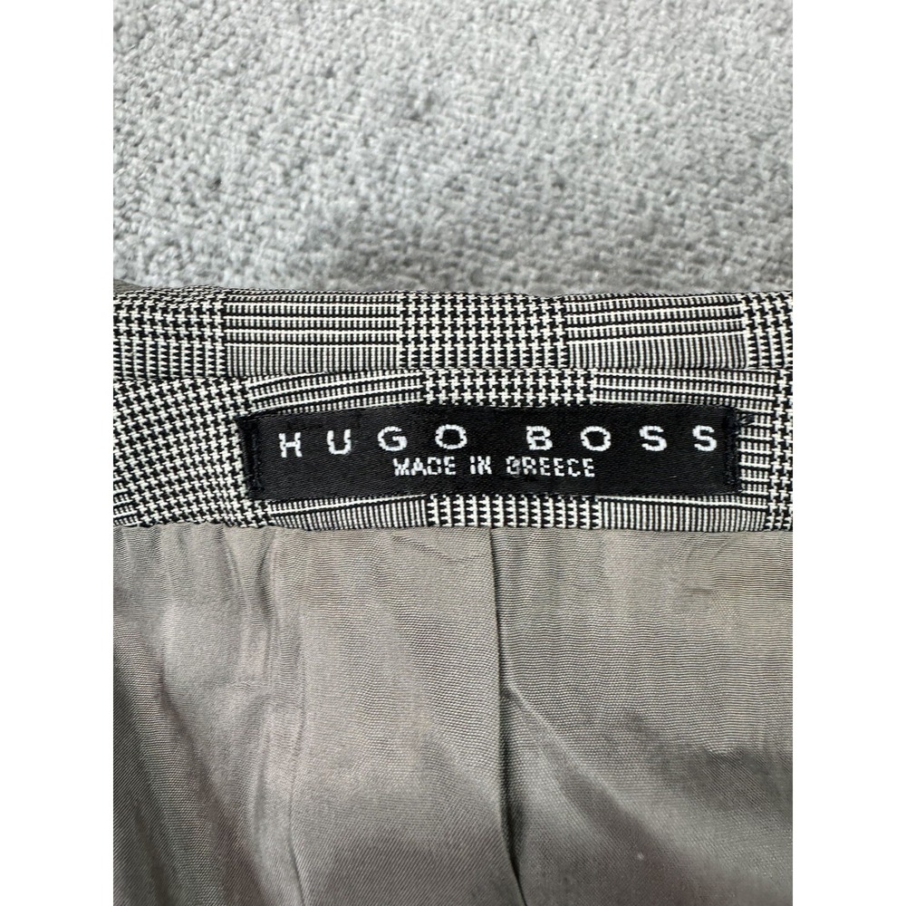 Hugo Boss Suit Jacket 42 R Navy Wool Prince of Whales Galilei Sigma Luxury Coat - Picture 15 of 16